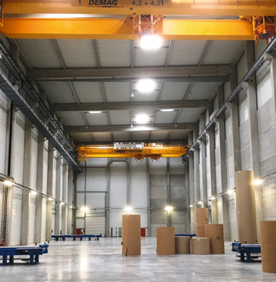 Blue Paper reel store